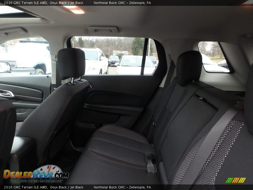 2016 GMC Terrain SLE AWD Onyx Black / Jet Black Photo #16