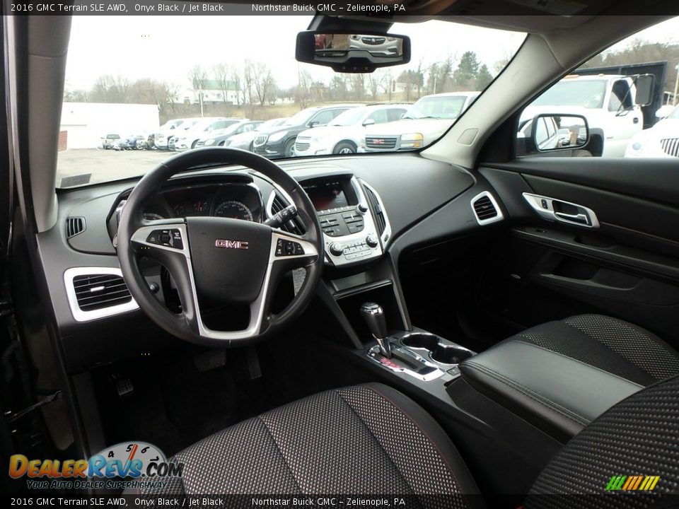 2016 GMC Terrain SLE AWD Onyx Black / Jet Black Photo #17