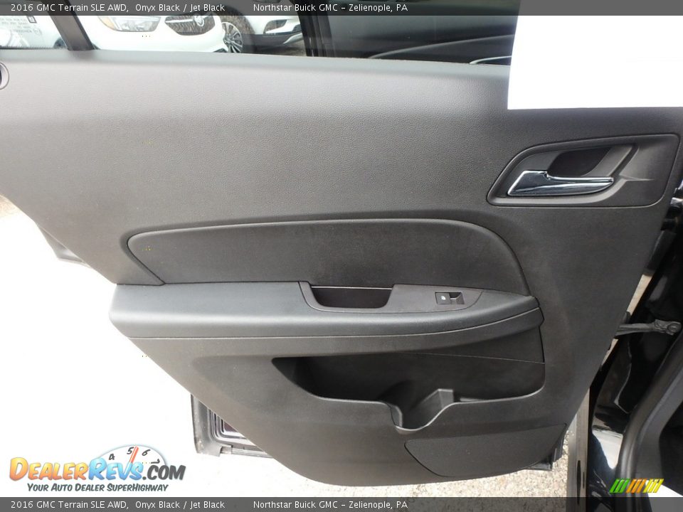2016 GMC Terrain SLE AWD Onyx Black / Jet Black Photo #18