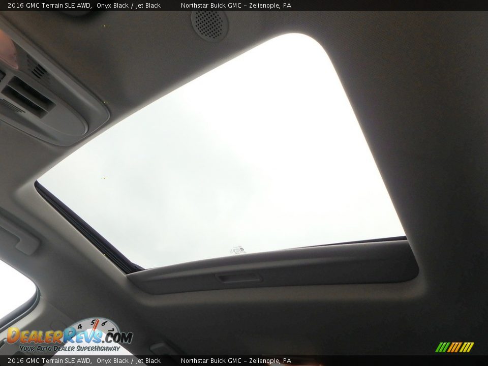 2016 GMC Terrain SLE AWD Onyx Black / Jet Black Photo #22
