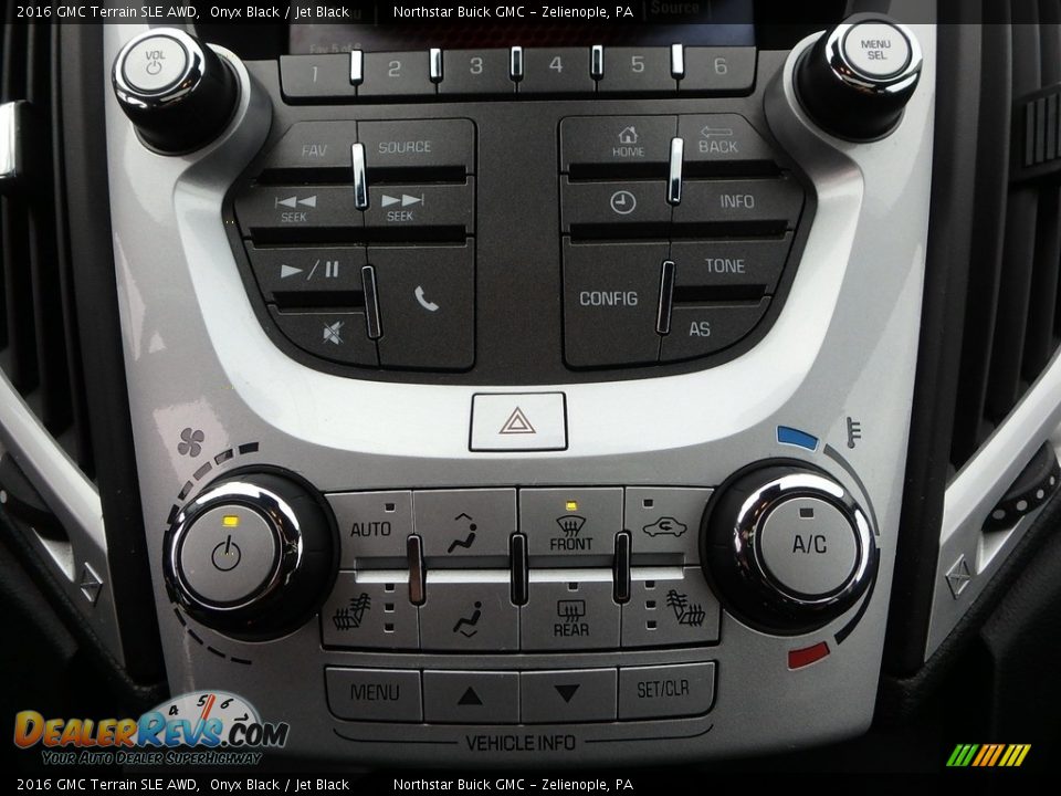 2016 GMC Terrain SLE AWD Onyx Black / Jet Black Photo #26