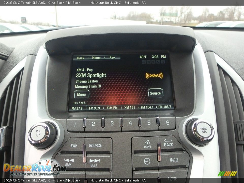 2016 GMC Terrain SLE AWD Onyx Black / Jet Black Photo #27