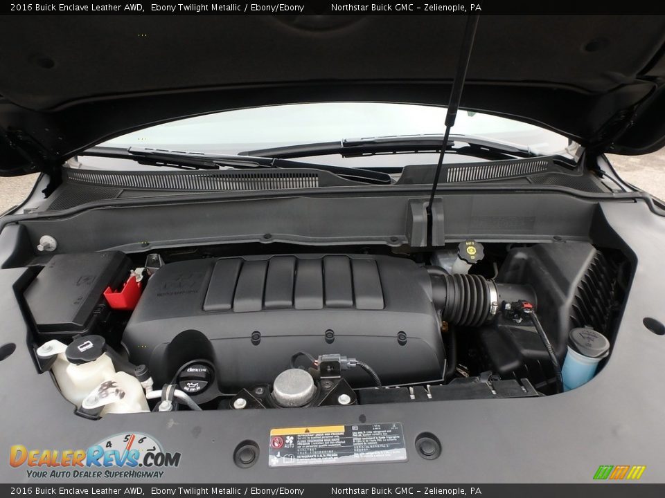 2016 Buick Enclave Leather AWD Ebony Twilight Metallic / Ebony/Ebony Photo #2