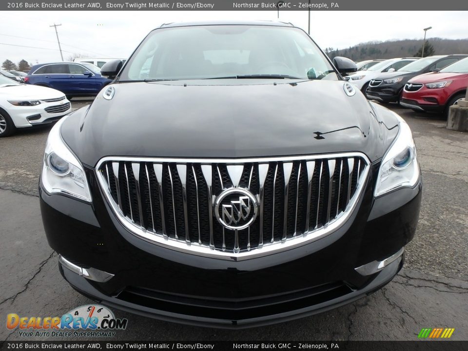 2016 Buick Enclave Leather AWD Ebony Twilight Metallic / Ebony/Ebony Photo #3