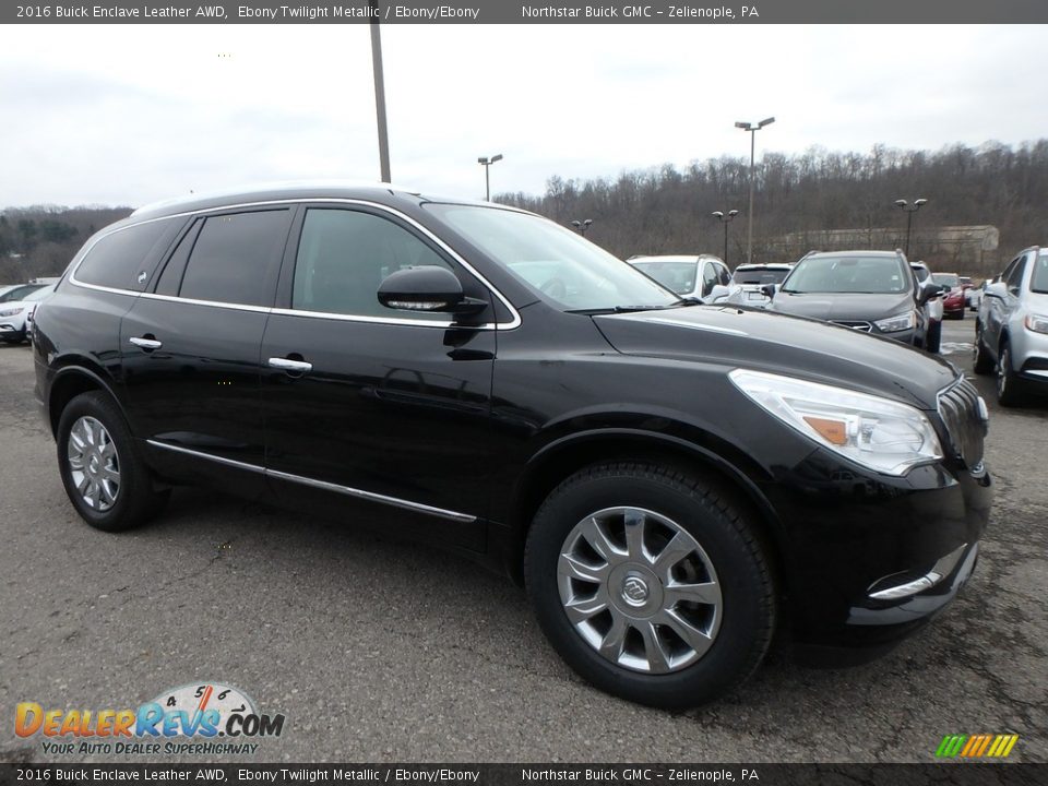 2016 Buick Enclave Leather AWD Ebony Twilight Metallic / Ebony/Ebony Photo #4