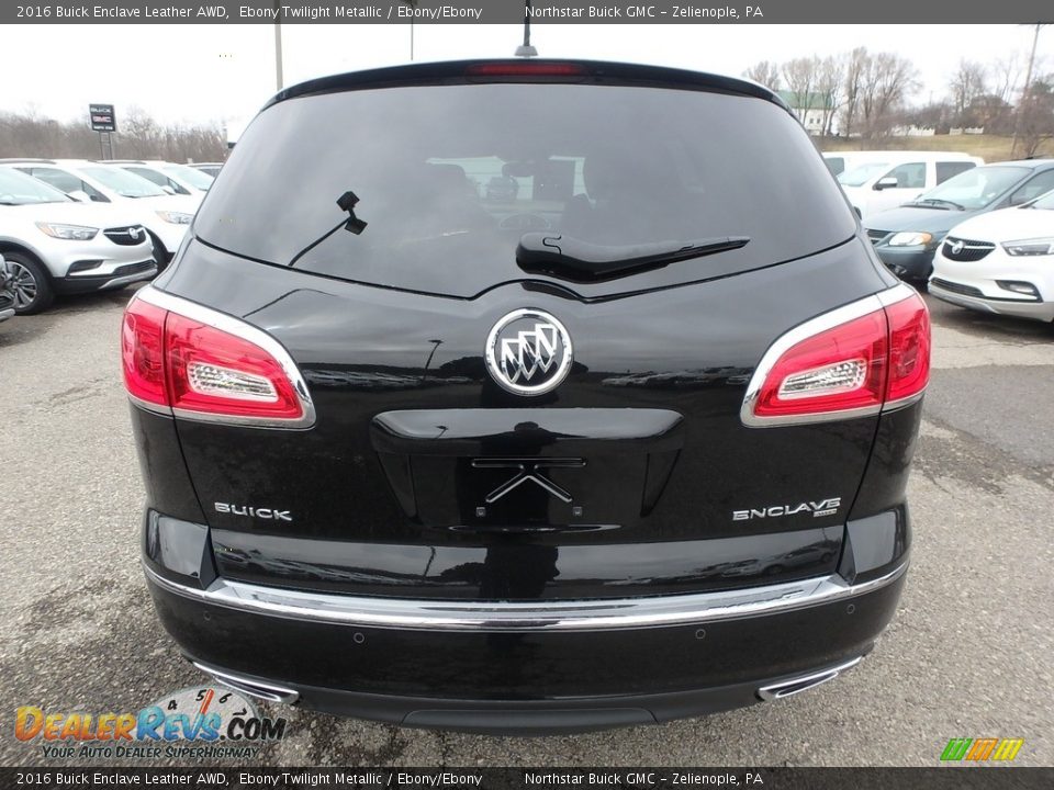 2016 Buick Enclave Leather AWD Ebony Twilight Metallic / Ebony/Ebony Photo #10