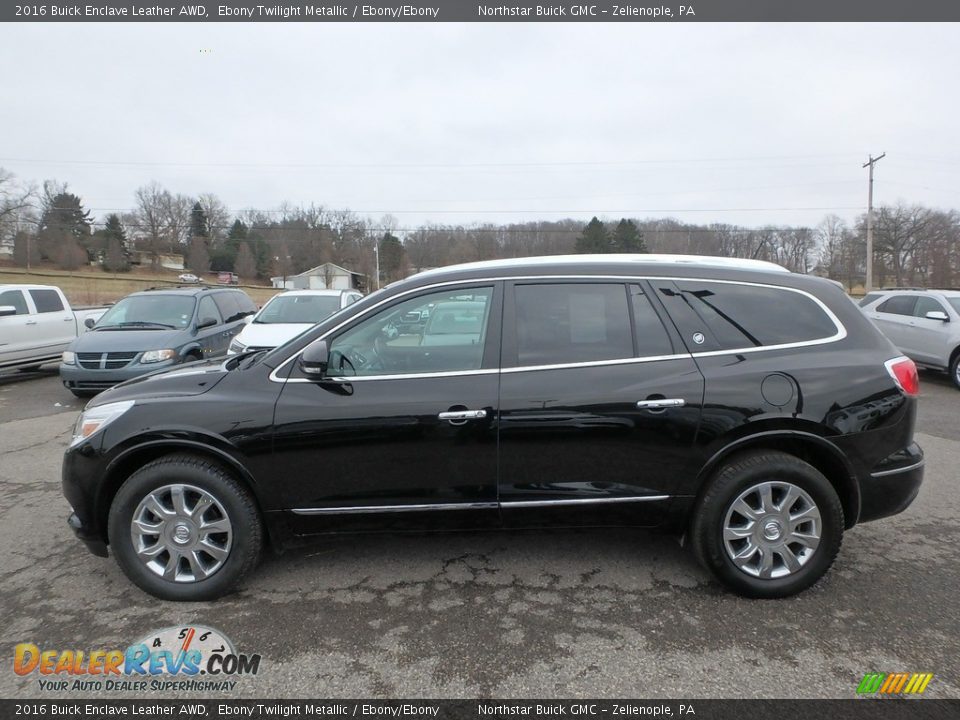 2016 Buick Enclave Leather AWD Ebony Twilight Metallic / Ebony/Ebony Photo #14