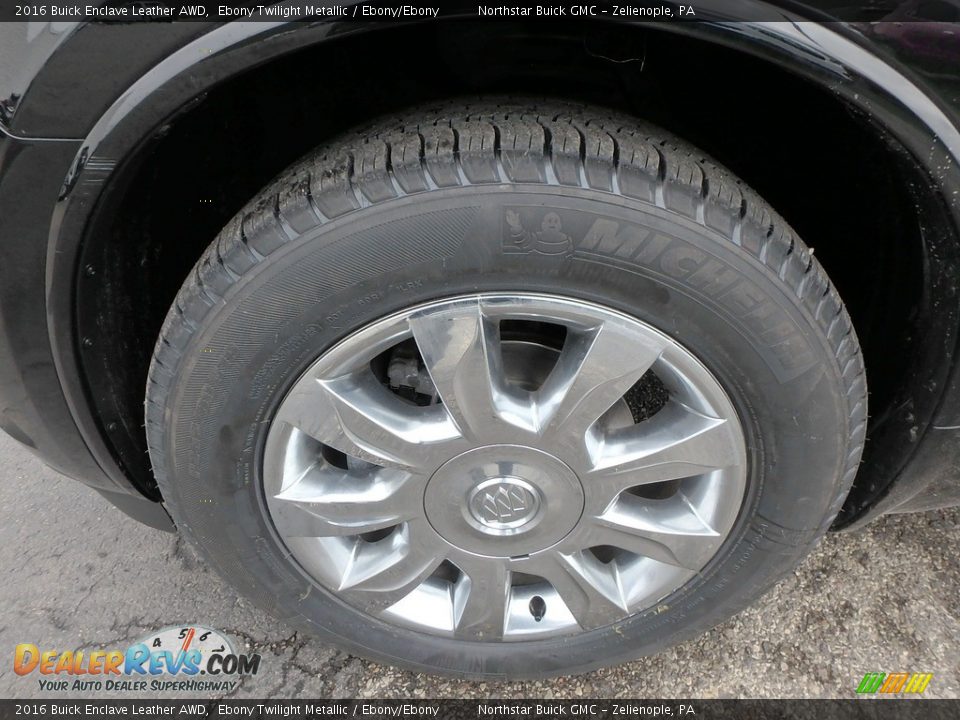 2016 Buick Enclave Leather AWD Ebony Twilight Metallic / Ebony/Ebony Photo #15