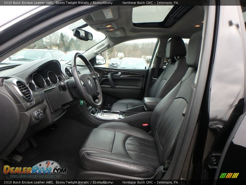 2016 Buick Enclave Leather AWD Ebony Twilight Metallic / Ebony/Ebony Photo #16