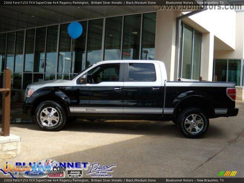2009 Ford F150 FX4 SuperCrew 4x4 Regency Remington Brilliant Silver Metallic / Black/Medium Stone Photo #9