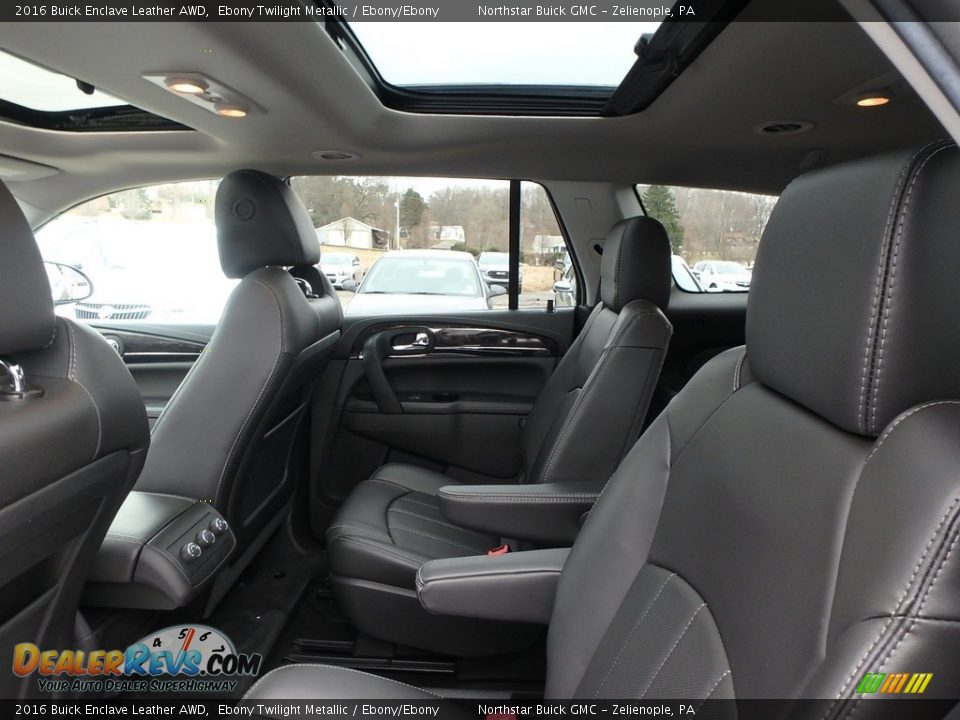 2016 Buick Enclave Leather AWD Ebony Twilight Metallic / Ebony/Ebony Photo #17