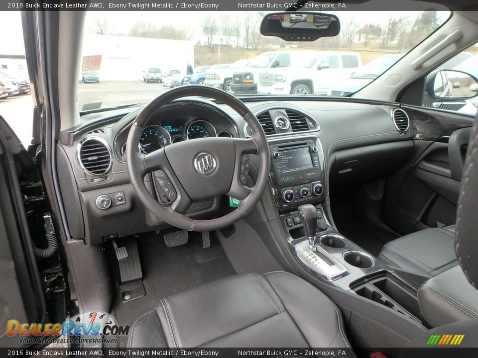 2016 Buick Enclave Leather AWD Ebony Twilight Metallic / Ebony/Ebony Photo #19