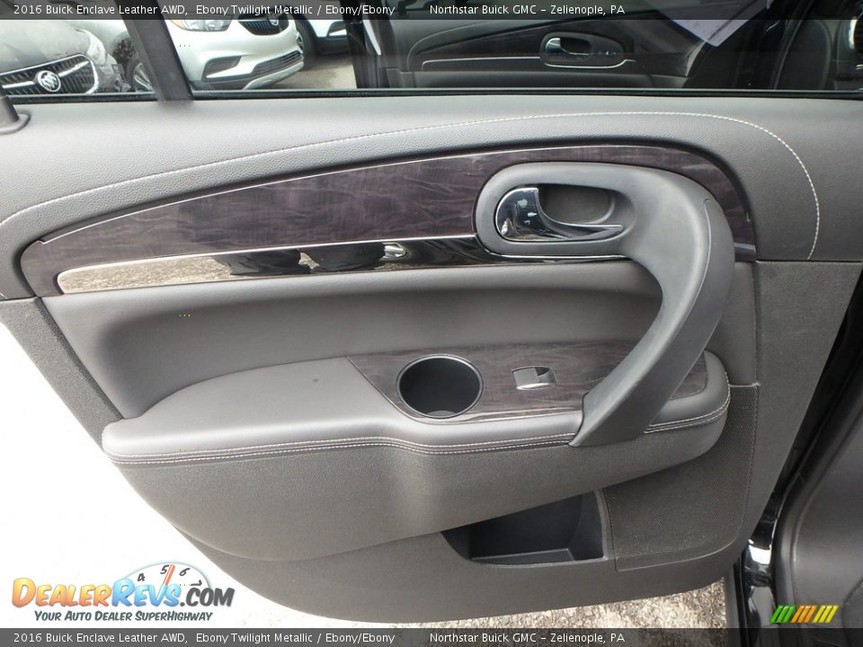 2016 Buick Enclave Leather AWD Ebony Twilight Metallic / Ebony/Ebony Photo #20