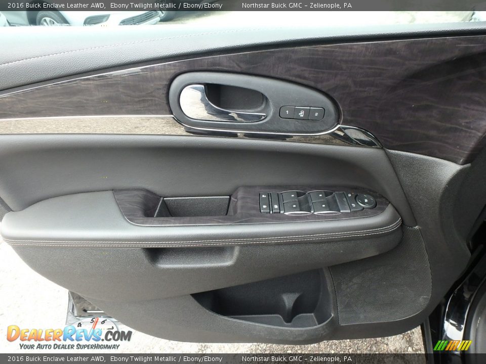2016 Buick Enclave Leather AWD Ebony Twilight Metallic / Ebony/Ebony Photo #21