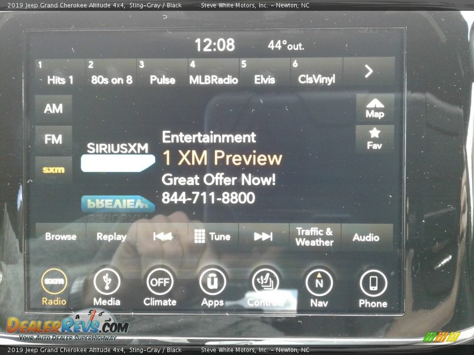 2019 Jeep Grand Cherokee Altitude 4x4 Sting-Gray / Black Photo #22