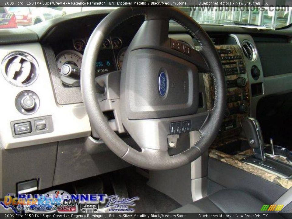 2009 Ford F150 FX4 SuperCrew 4x4 Regency Remington Brilliant Silver Metallic / Black/Medium Stone Photo #14