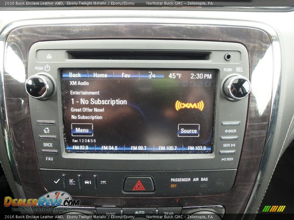 2016 Buick Enclave Leather AWD Ebony Twilight Metallic / Ebony/Ebony Photo #26