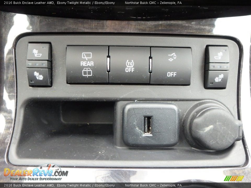 2016 Buick Enclave Leather AWD Ebony Twilight Metallic / Ebony/Ebony Photo #28