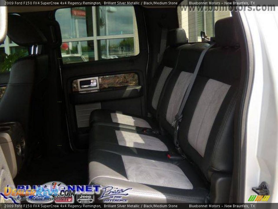 2009 Ford F150 FX4 SuperCrew 4x4 Regency Remington Brilliant Silver Metallic / Black/Medium Stone Photo #19