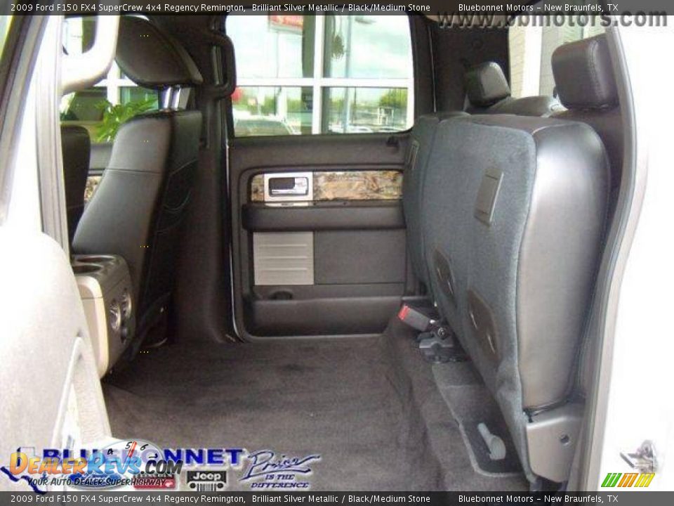 2009 Ford F150 FX4 SuperCrew 4x4 Regency Remington Brilliant Silver Metallic / Black/Medium Stone Photo #20