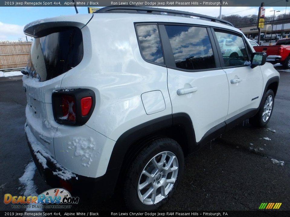2019 Jeep Renegade Sport 4x4 Alpine White / Black Photo #6