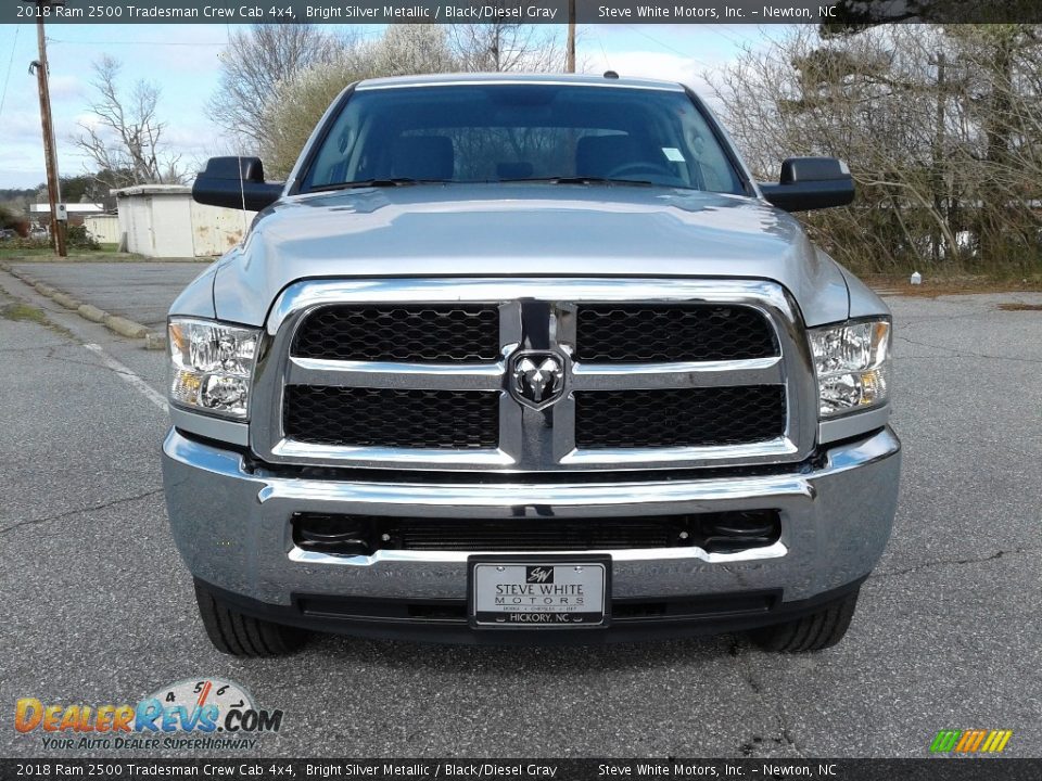 2018 Ram 2500 Tradesman Crew Cab 4x4 Bright Silver Metallic / Black/Diesel Gray Photo #3