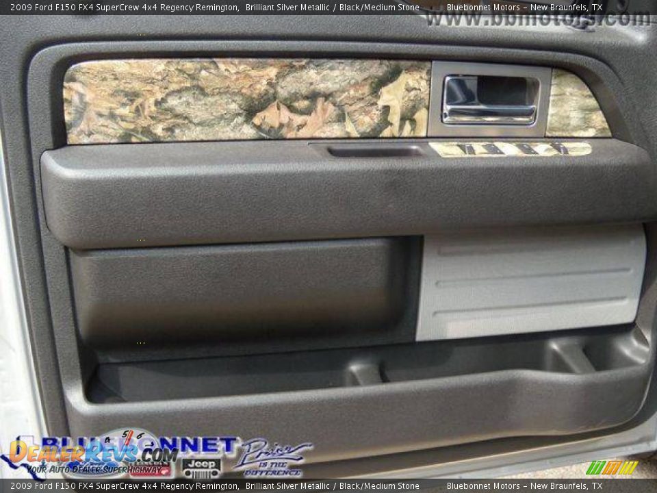 2009 Ford F150 FX4 SuperCrew 4x4 Regency Remington Brilliant Silver Metallic / Black/Medium Stone Photo #22