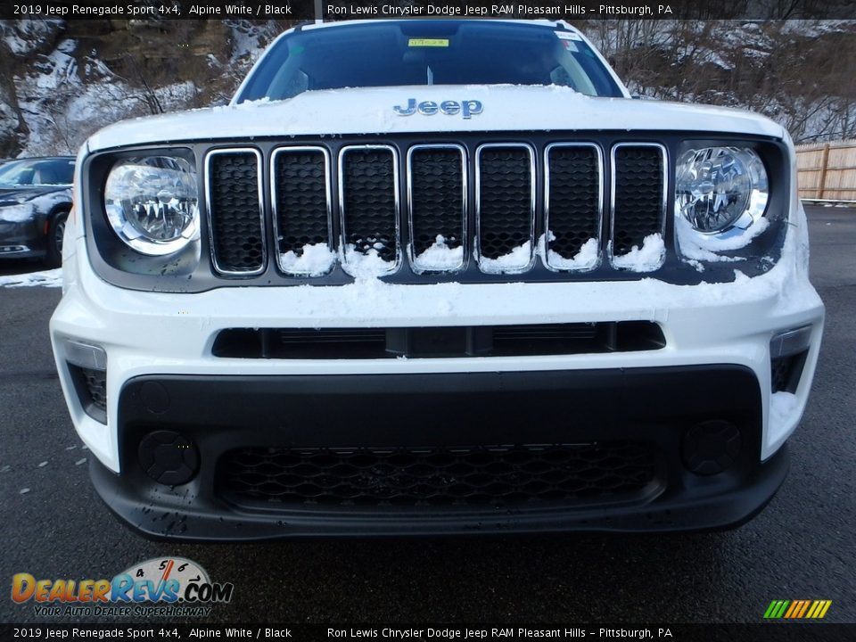 2019 Jeep Renegade Sport 4x4 Alpine White / Black Photo #9