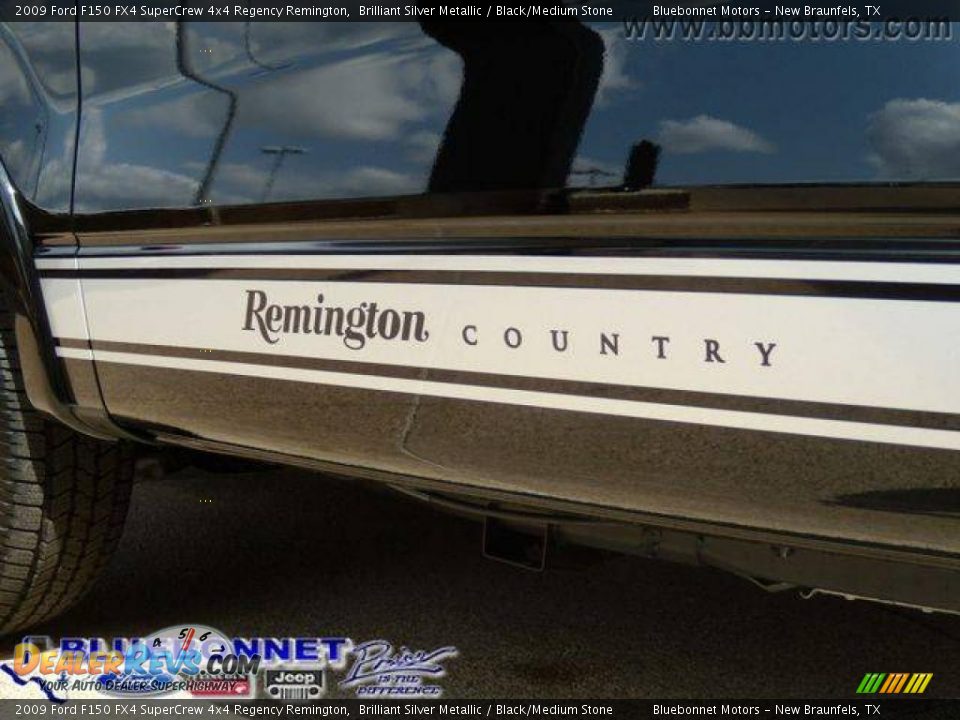 2009 Ford F150 FX4 SuperCrew 4x4 Regency Remington Brilliant Silver Metallic / Black/Medium Stone Photo #23