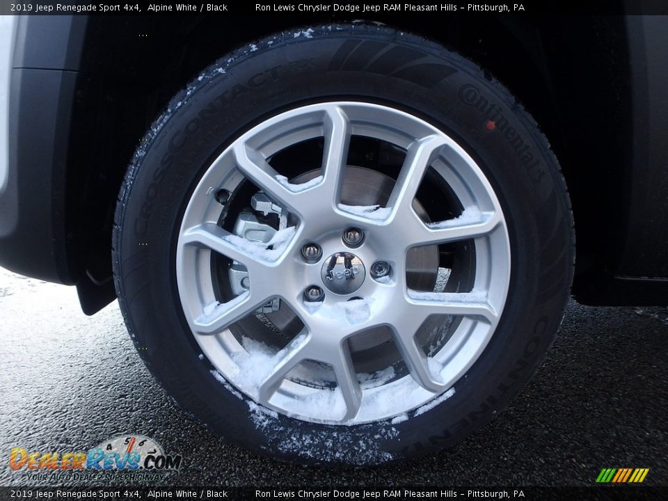 2019 Jeep Renegade Sport 4x4 Alpine White / Black Photo #10