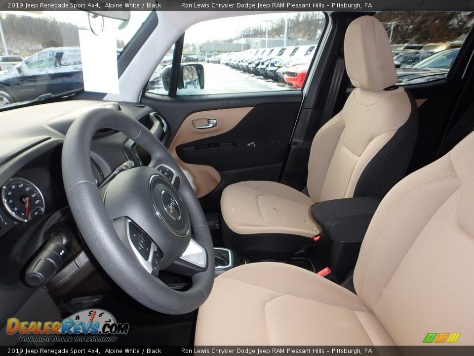 2019 Jeep Renegade Sport 4x4 Alpine White / Black Photo #11