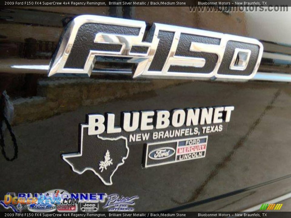 2009 Ford F150 FX4 SuperCrew 4x4 Regency Remington Brilliant Silver Metallic / Black/Medium Stone Photo #24