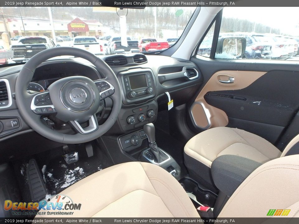 2019 Jeep Renegade Sport 4x4 Alpine White / Black Photo #13
