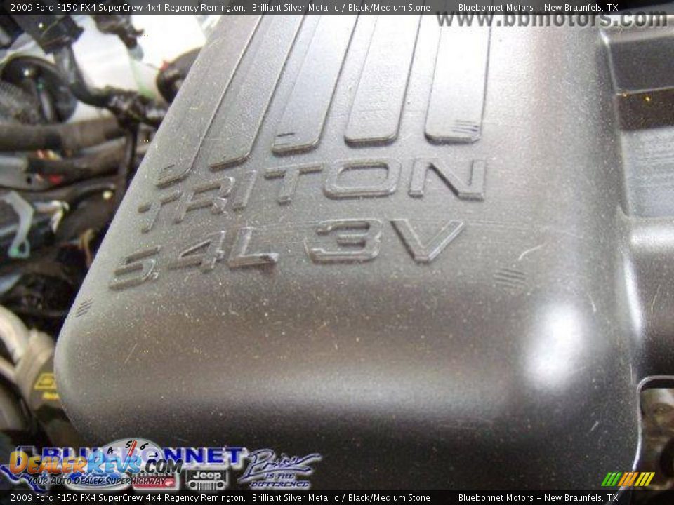 2009 Ford F150 FX4 SuperCrew 4x4 Regency Remington Brilliant Silver Metallic / Black/Medium Stone Photo #25