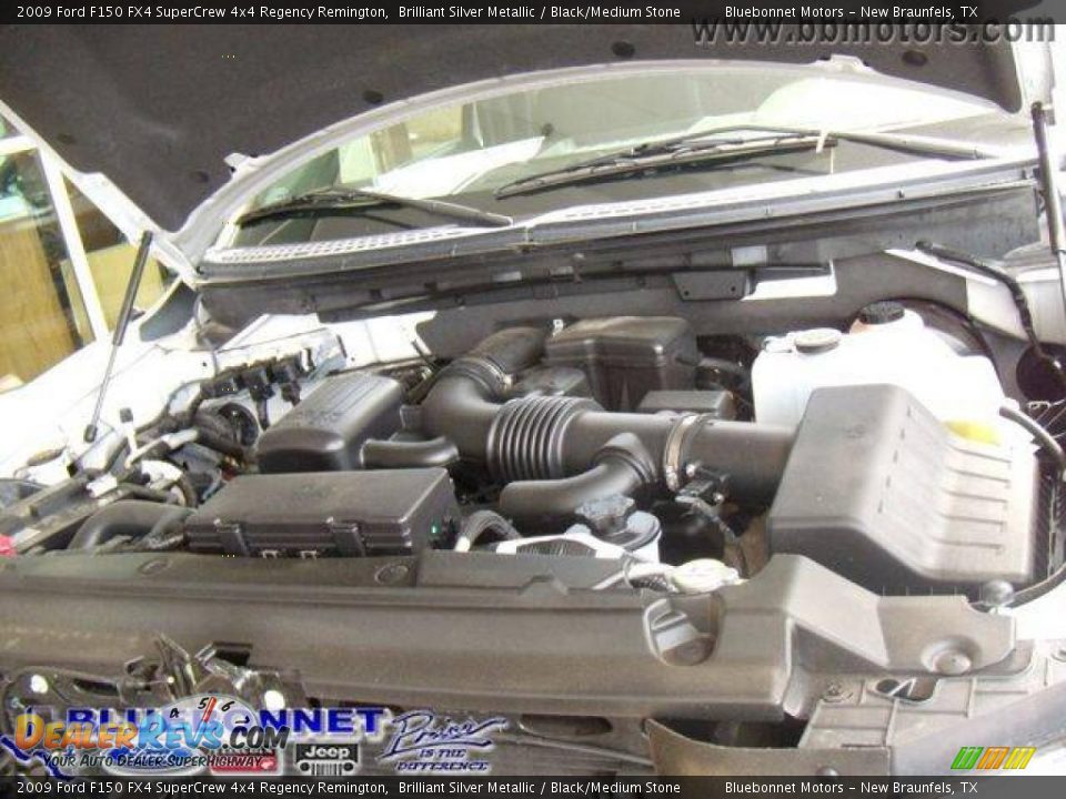 2009 Ford F150 FX4 SuperCrew 4x4 Regency Remington Brilliant Silver Metallic / Black/Medium Stone Photo #27