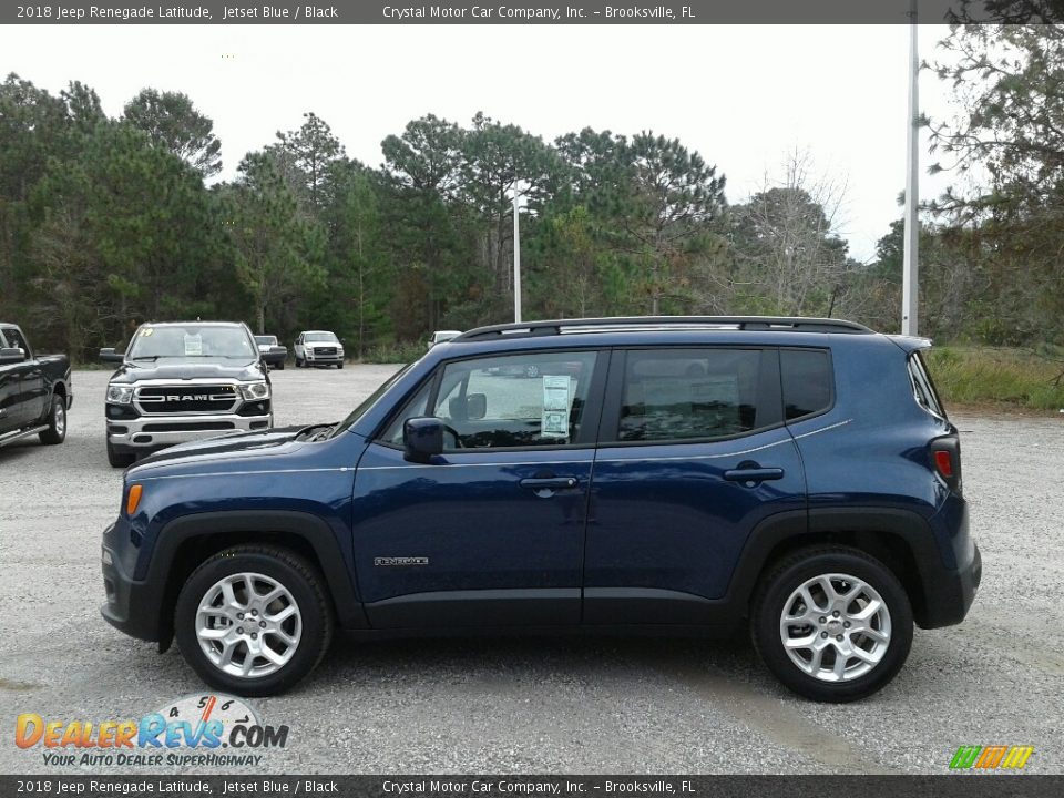 2018 Jeep Renegade Latitude Jetset Blue / Black Photo #2
