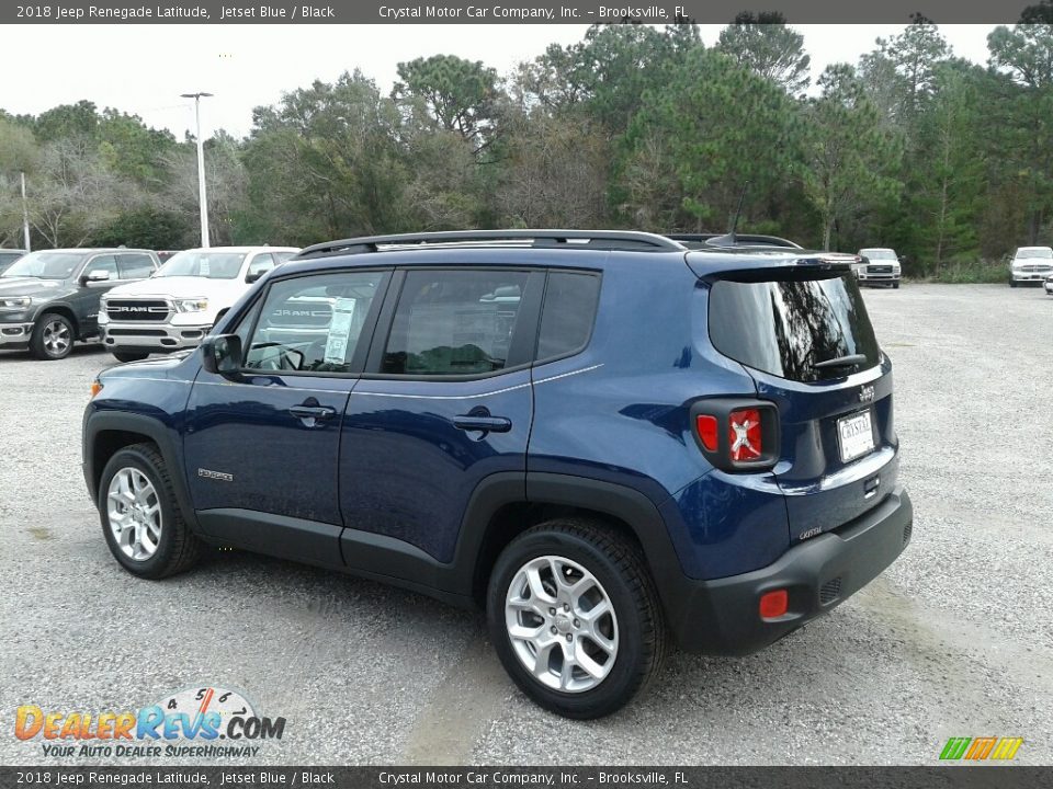 2018 Jeep Renegade Latitude Jetset Blue / Black Photo #3