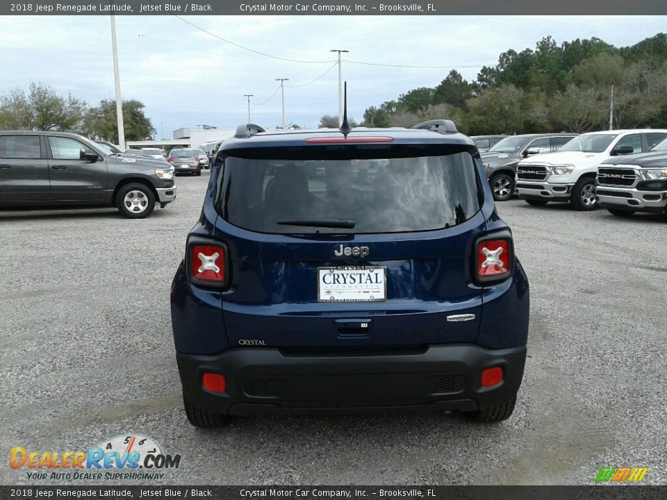 2018 Jeep Renegade Latitude Jetset Blue / Black Photo #4