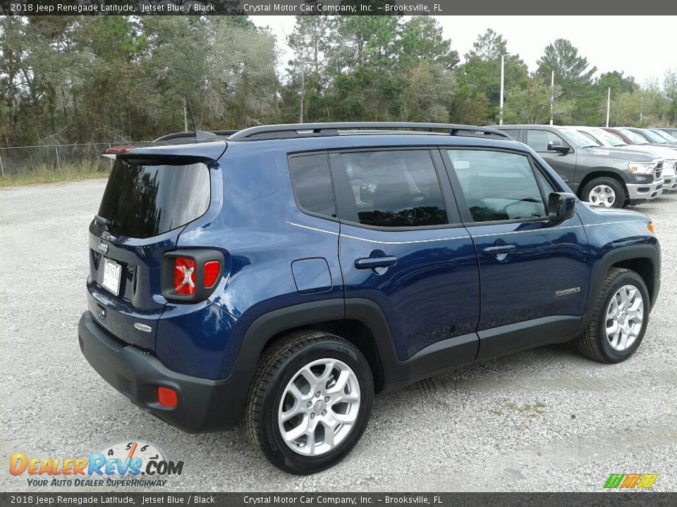 2018 Jeep Renegade Latitude Jetset Blue / Black Photo #5