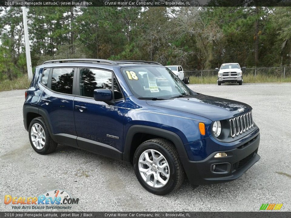 2018 Jeep Renegade Latitude Jetset Blue / Black Photo #7