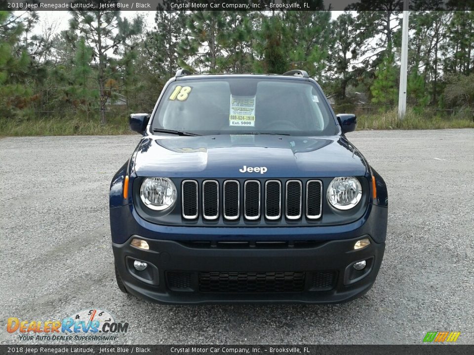 2018 Jeep Renegade Latitude Jetset Blue / Black Photo #8