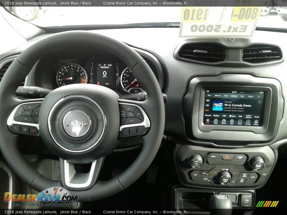 2018 Jeep Renegade Latitude Jetset Blue / Black Photo #13
