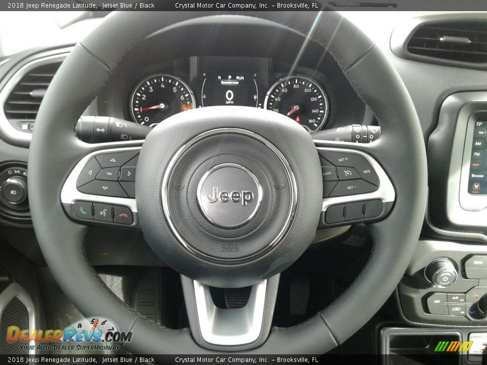 2018 Jeep Renegade Latitude Jetset Blue / Black Photo #14