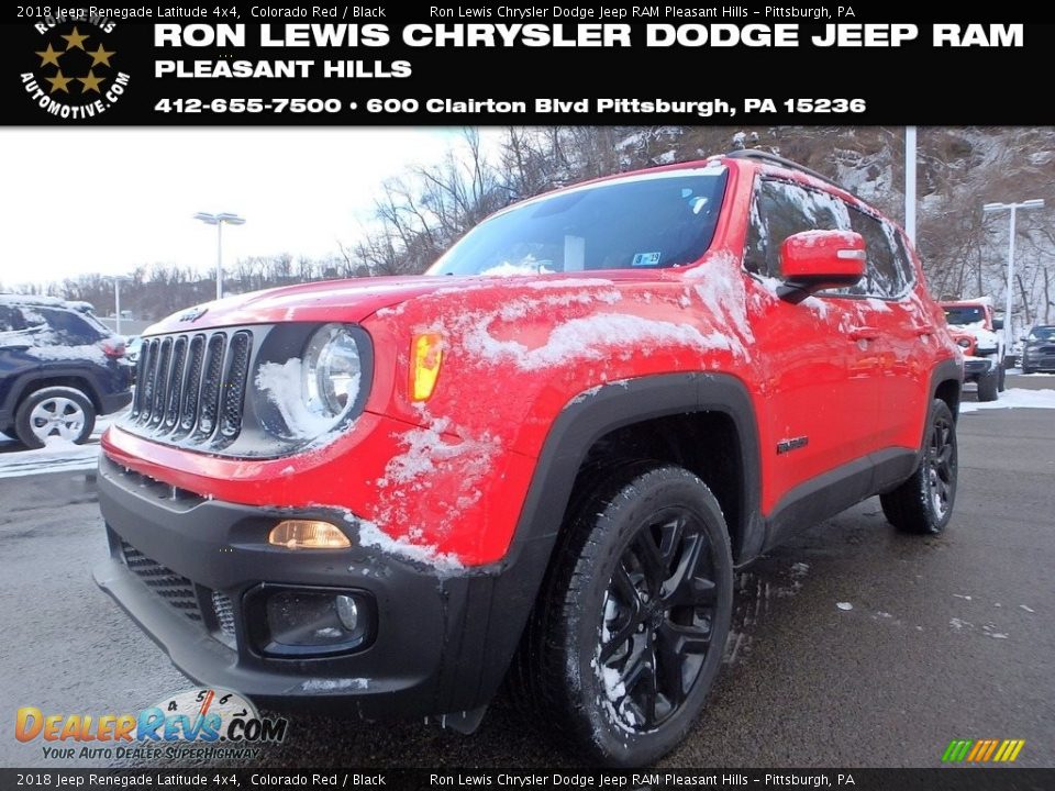 2018 Jeep Renegade Latitude 4x4 Colorado Red / Black Photo #1