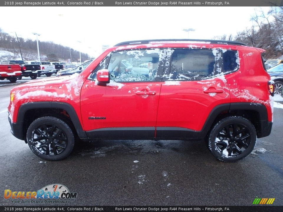 2018 Jeep Renegade Latitude 4x4 Colorado Red / Black Photo #2