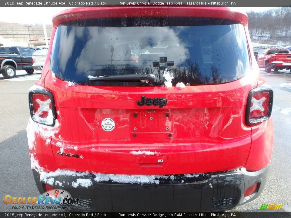 2018 Jeep Renegade Latitude 4x4 Colorado Red / Black Photo #4