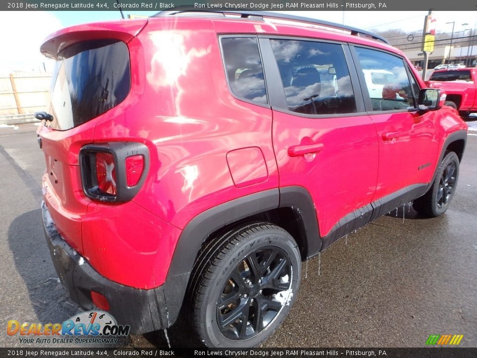 2018 Jeep Renegade Latitude 4x4 Colorado Red / Black Photo #6