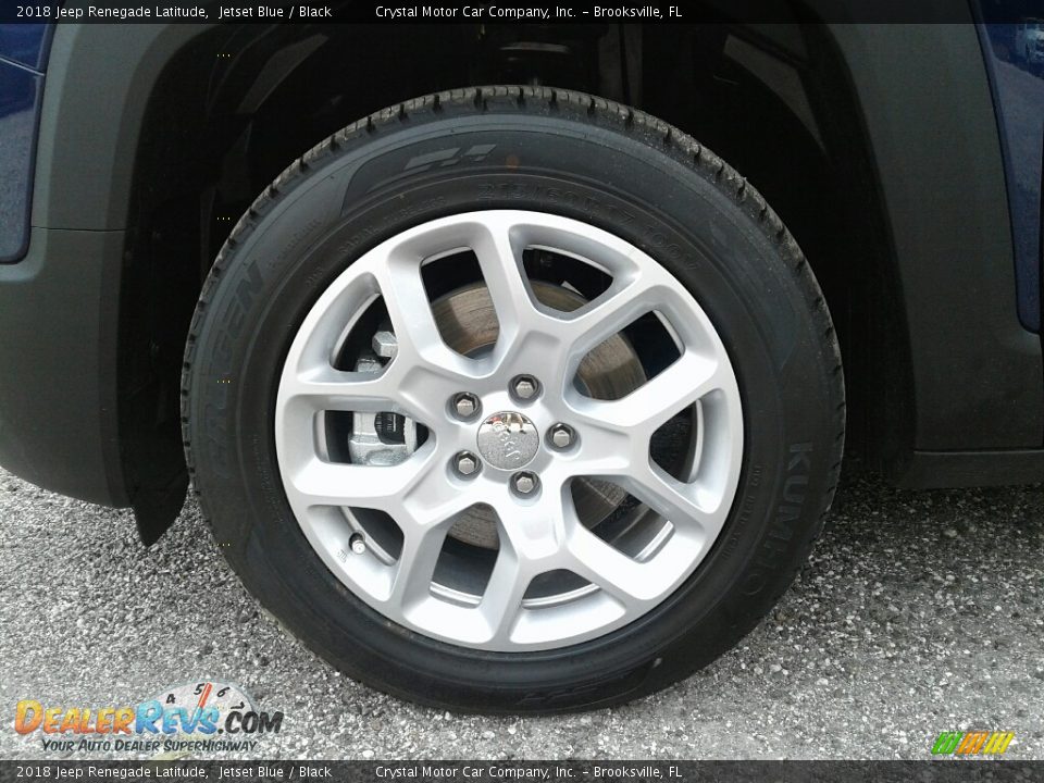 2018 Jeep Renegade Latitude Jetset Blue / Black Photo #20