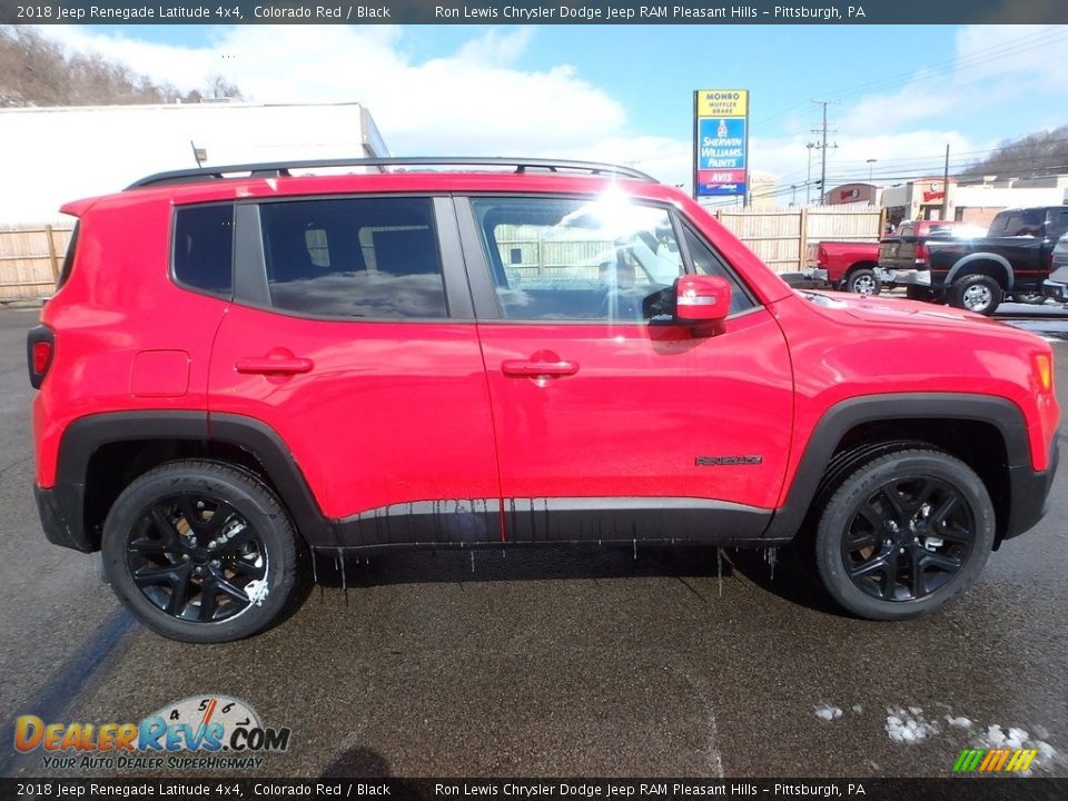 2018 Jeep Renegade Latitude 4x4 Colorado Red / Black Photo #7