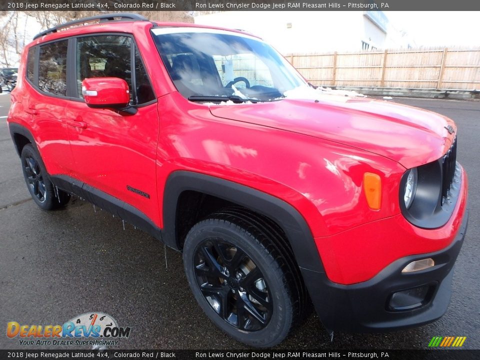 2018 Jeep Renegade Latitude 4x4 Colorado Red / Black Photo #8